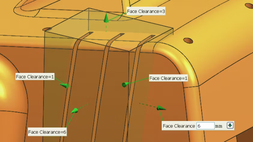 Proiectarea electrozilor - Identificați automat zonele care trebuie prelucrate